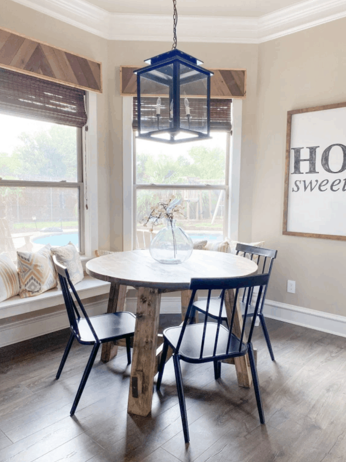 DIY Round Dining Table