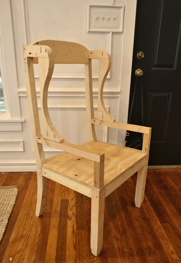 DIY Wingback Dining Chair – How To Build The Chair Frame
