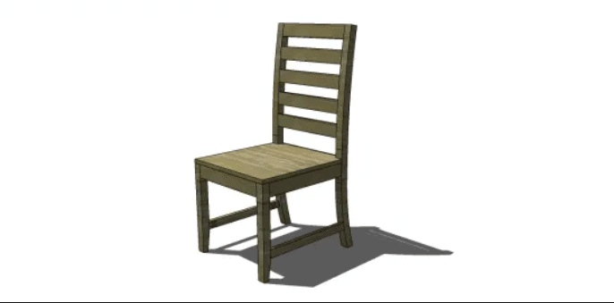 FREE DIY FURNITURE PLANS TO BUILD A FRANCINE DINING CHAIR