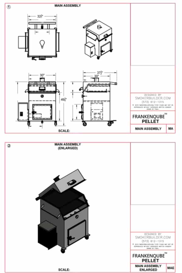 FrankenQube Pellet Version Smoker Plans