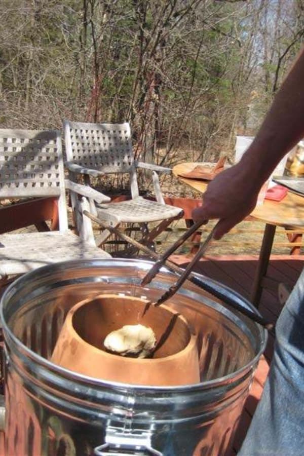 Garbage Can and Flower Pot Tandoor Oven