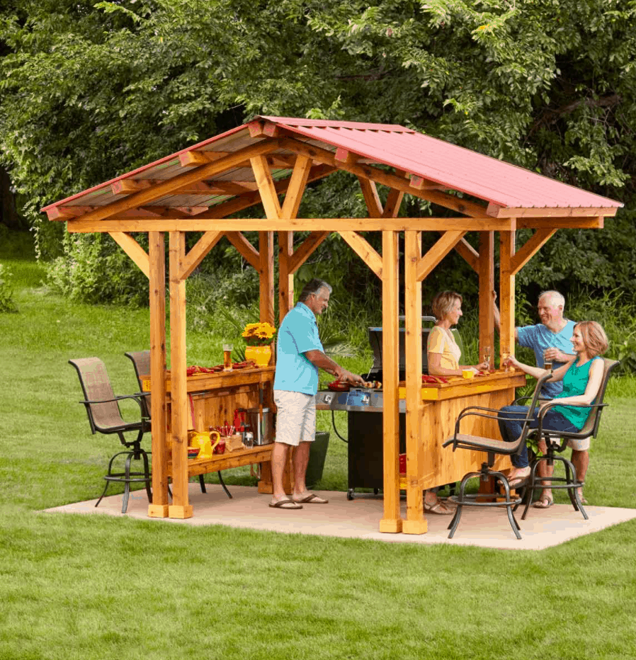 Grill Gazebo Plan Make a Grillzebo