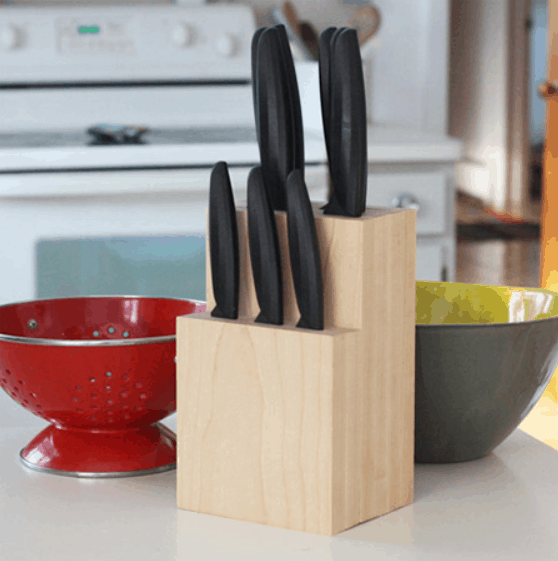 How to Make Your Own Knife Block