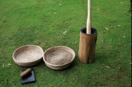 Making a Large mortar and pestle