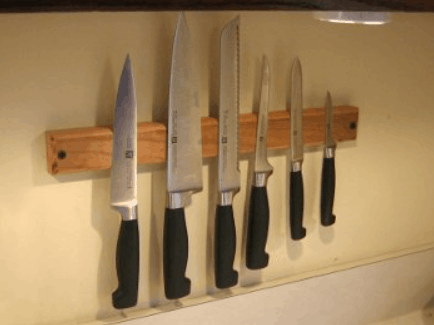 Making a Magnetic Knife Holder