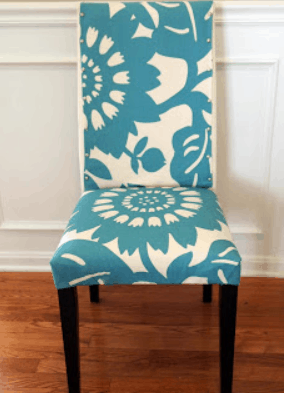 My Morning Slip Cover Chair Project Using Remnant Fabric