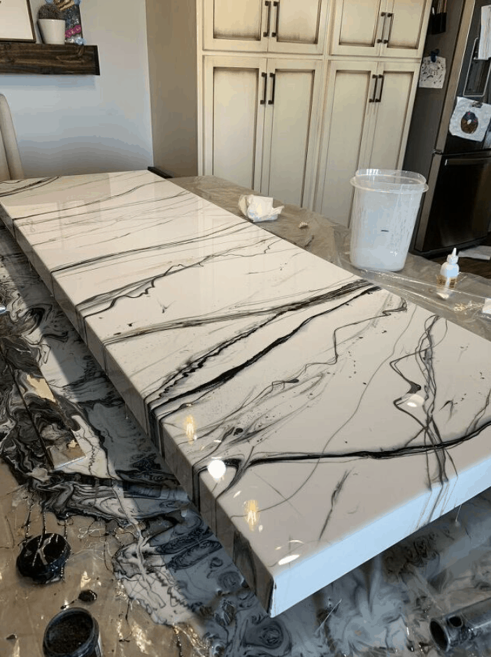 17 Easy Homemade Epoxy Countertop Plans, How Much Does It Cost To Get Epoxy Countertops