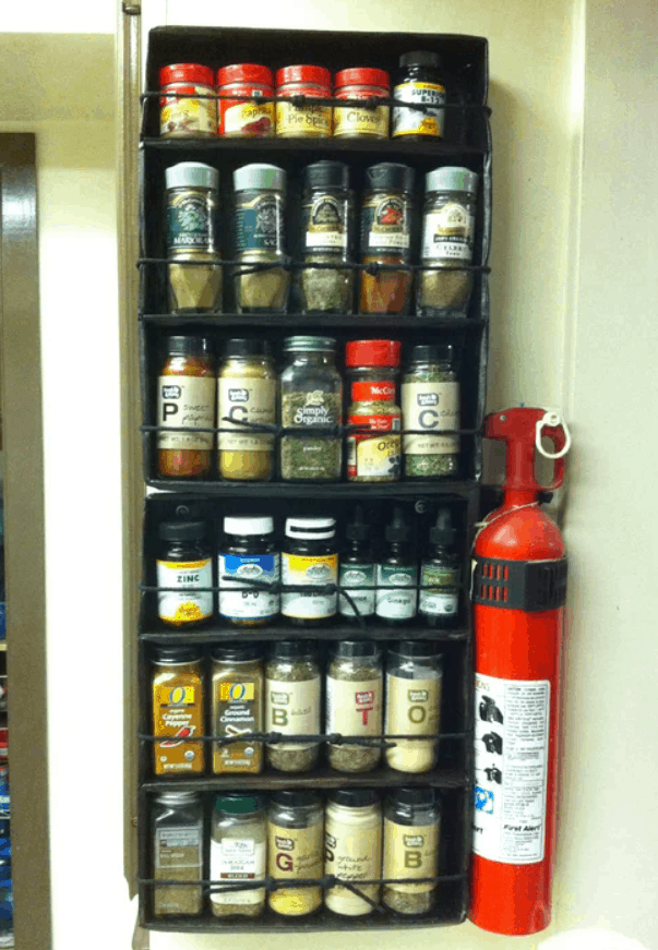 Spice Rack from Cardboard