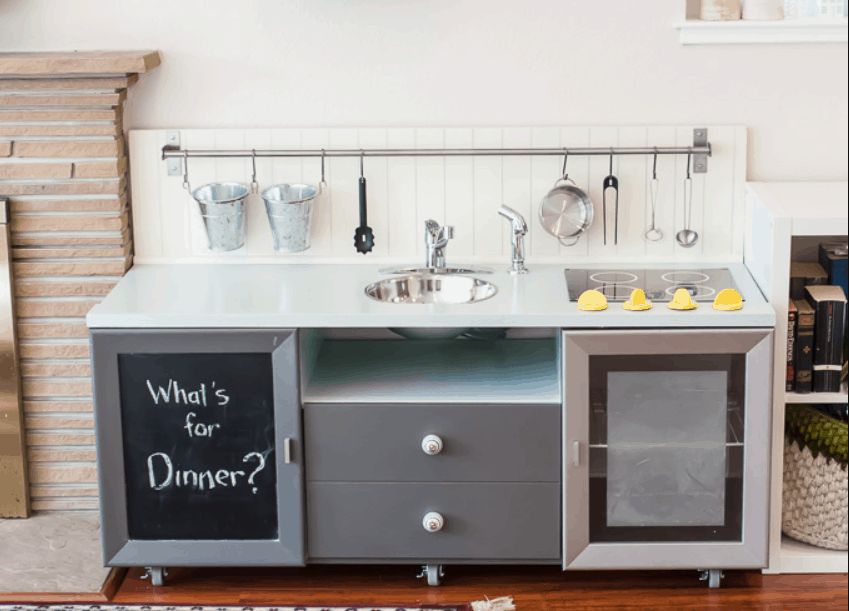 The Secrets of How We Built Our DIY Play Kitchen for Under $90