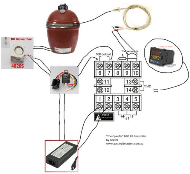 $50 DIY BBQ Charcoal PID Temperature Controller