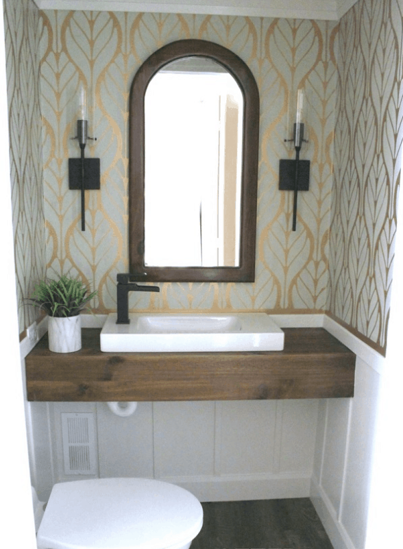How to Build a DIY Floating Wood Vanity For Less than $30 