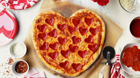 Heart Pizza Thin Crust Recipe