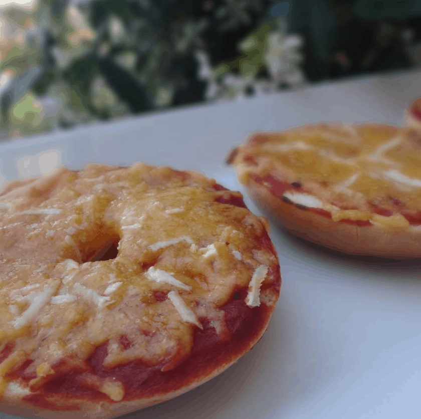 Easy Mini Bagel Pizzas - Allrecipes