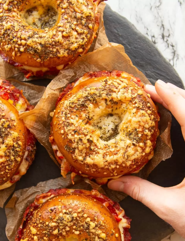 Pizza Bagels – Don’t Go Bacon My Heart