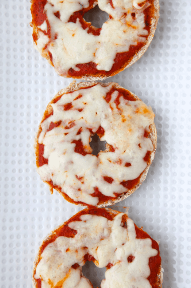 Whole Wheat Pizza Bagels